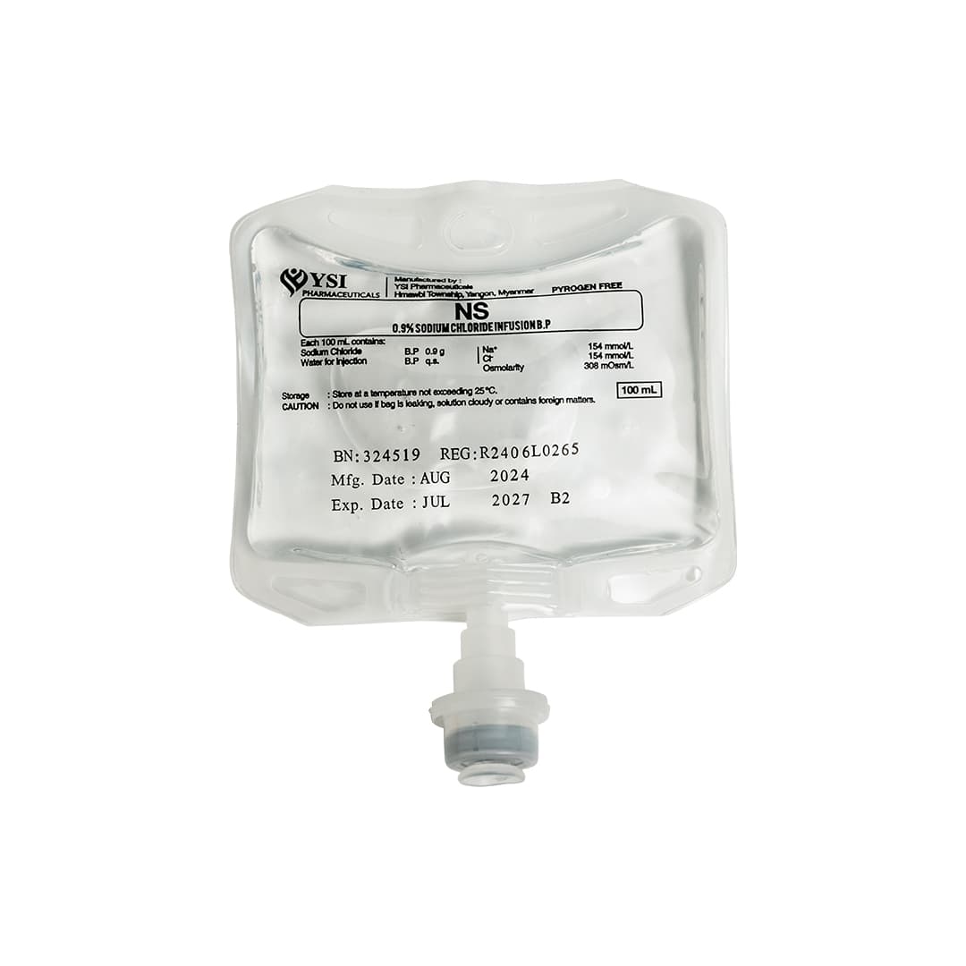 NS (100 mL)